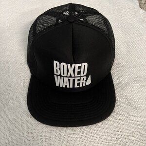 Boxed Water Black Mesh Adjustable Eco Conscious Hat